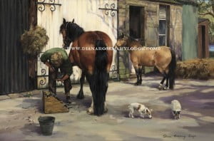 Pictures & Prints of Horses by Diana Rosemary Lodge