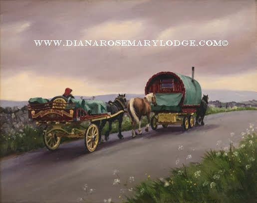 Gypsy caravan prints by diana Rosemary Lodge