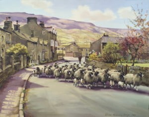 Swaledale Sheep Paintings by Diana Rosemary Lodge